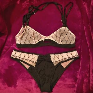 For love and lemons Burlesque Skivvies Set 🖤